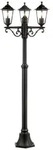 Brilliant Aussenstandleuchte, Schwarz, Metall, 60x195.5x60 cm, Lampen & Leuchten,