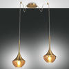 Fabas Luce Pendelleuchte, Messing, Metall, Glas, 700x350 cm, ISO 9001,