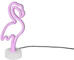 Led-Tischleuchte Flamingo, Wei&szlig;, Kunststoff, 8.5x29.2x13.5 cm, Lampen & Leuchten,
