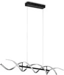 Trio Leuchten Led-H&auml;ngeleuchte Sequence, Schwarz, Alu, Metall, 16x150x104.5 cm,