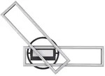 Led-Deckenleuchte Twister, Schwarz, Metall, 24.5x8.5x90.5 cm, Lampen & Leuchten,