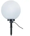 Aussenkugelleuchte, Wei&szlig;, Kunststoff, 71 cm, Lampen & Leuchten, Au&szlig;enbeleuchtung,
