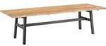 Niehoff Garden Gartentisch, Anthrazit, Teak, Metall, Holz, Teakholz, massiv,