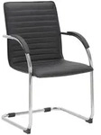 CLP Schwingstuhl, Schwarz, Metall, 56x95x60 cm, Esszimmer, St&uuml;hle, Esszimmerst&uuml;hle,