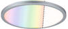 Paulmann Led-Paneel, Chrom, Kunststoff, 293 mm, rund,rund, Lampen & Leuchten, Led