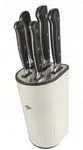 Wesco Messerblock Loft, 6-teilig, 25x16 cm, Gr&uuml;ner Punkt, Kochen,...