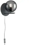 Trio Leuchten Wandleuchte Pure, Anthrazit, Metall, Glas, 18x20.6x21.3 cm, Lampen &