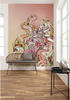 Fototapete, Gelb, Rosa, Textil, Flamingo, 200x280 cm, Tapeten Shop, Fototapeten