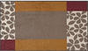Esposa FUßMATTE 029755, Braun, Textil, Graphik, rechteckig, 75x120 cm, Textiles
