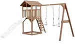 Spielturm, Braun, Wei&szlig;, Holz, Kunststoff, 356.6x241.9x349 cm, EN 71, CE, FSC...