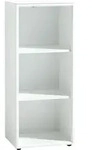 Novel Aktenregal GW-Monteria, Wei&szlig;, Kunststoff, 2 F&auml;cher, 50x120x37 cm, Made in