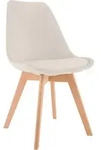 CLP Stuhl, Beige, Holz, 49x83x50 cm, Esszimmer, St&uuml;hle, Esszimmerst&uuml;hle,