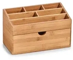 Zeller Present Schreibwarenbox, Natur, Holz, Bambus, 25.4x12.5x15 cm, Arbeitszimmer,