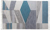 Tom Tailor Teppich, Türkis, Textil, Abstraktes, rechteckig, 65x135 cm, Teppiche &