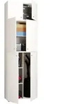 Mid.you Mehrzweckschrank, Wei&szlig;, Kunststoff, 70x223x39 cm, stehend, Waschk&uuml;che,