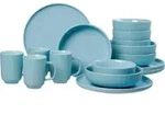 Ritzenhoff Breker Kombiservice Jasper, Blaugrau, Keramik, 16-teilig, 320 ml, 39x34x41