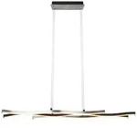 Trio Leuchten Led-Pendelleuchte Blaze, Schwarz, Alu, Metall, 107.5x150x15.5 cm,