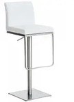 CLP Barhocker, Wei&szlig;, Metall, 42x86x44 cm, Esszimmer, Barm&ouml;bel, Barhocker