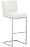 CLP Barhocker, Wei&szlig;, Metall, 42x104x48 cm, Esszimmer, Barm&ouml;bel, Barhocker