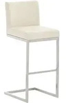 CLP Barhocker, Creme, Metall, 42x104x48 cm, Esszimmer, Barm&ouml;bel, Barhocker