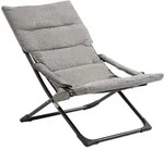 Outsunny Klappstuhl,, Grau, Metall, 94x79x66 cm, Gartenm&ouml;bel, Gartenst&uuml;hle,