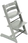 Stokke Hochstuhl , Salbeigr&uuml;n , Holz , Eiche, Buche , massiv , 46x79x49 cm ,