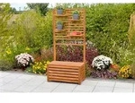 Gardenson Sichtschutz, Akazie, Holz, Akazie, Hartholz, 80x170x45 cm, FSC 100%,