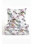 biberna Bettw&auml;sche-Garnitur, Violett, Textil, Floral, 135x200 cm, Schlaftextilien,