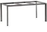 Sieger Gartentischgestell, Grau, Metall, eckig, 90x74x160 cm, Gartenm&ouml;bel,