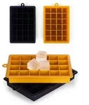 Blumtal Eisw&uuml;rfelform, Currygelb, Kunststoff, 16.5x2.6x11 cm, Essen & Trinken,