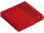 Vossen Handtuch Cult De Luxe, Dunkelrot, Textil, 50x100 cm, Textiles Vertrauen -