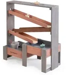 Muddy Buddy Wasserbahn, Grau, Altrosa, Holz, Zypresse, massiv, 44x105x100 cm,...