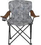 Siena Garden Campingsessel, Anthrazit, Grau, Metall, Textil, Bl&auml;tter, X-Form,