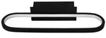 Trio Leuchten Badezimmer-Wandleuchte Gianni, Schwarz, Metall, F, 14.8x7.5x40 cm, mit