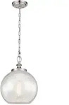 Elstead Lighting H&auml;ngeleuchte Tabby, Edelstahl, Metall, Glas, Kugel,Kugel,...