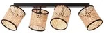Brilliant Spotbalken, Schwarz, Holz, 67x21x13 cm, Lampen & Leuchten,