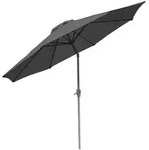 MCW Sonnenschirm, Grau, Textil, 270x270 cm, Sonnen- & Sichtschutz, Sonnenschirme