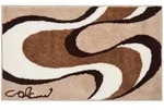 Grund Badteppich Colani 11, Beige, Textil, Wellen, rechteckig, 70x120 cm,...