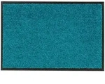 Astra Fussmatte, T&uuml;rkis, Textil, Uni, rechteckig, 80x120 cm, rutschfest, f&uuml;r