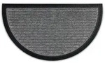 Astra Fussmatte Border Star, Grau, Textil, oval, 40x70 cm, rutschfest, Teppiche...