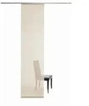 Fl&auml;chenvorhang, Wei&szlig;, Textil, K&uuml;che, 60x245 cm, Oeko-Tex&reg; Standard 100,