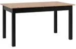 P & B Esstisch, Schwarz, Eiche Artisan, Holzwerkstoff, rechteckig, eckig,