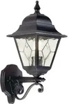 Elstead Lighting Aussenwandleuchte Nr1-Blk, Schwarz, Metall, Glas, 18.4x45 cm, RoHS,