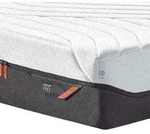 Tempur Matratze Pro&reg; Coolquilt, Anthrazit, Wei&szlig;, Textil, F&uuml;llung: Viskoelastischer