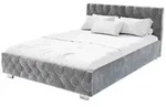 Juskys Polsterbett, Dunkelgrau, Holz, 140x200 cm, Schlafzimmer, Betten, Polsterbetten