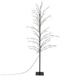 ECD-Germany Led-Baum, Schwarz, Kunststoff, 180 cm, Dekoration, Weihnachtsdekoration,