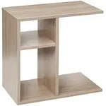 Mid.you Beistelltisch, Sonoma Eiche, Holzwerkstoff, rechteckig, Bodenplatte, 50x50x30
