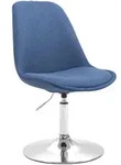 CLP Drehstuhl, Blau, Metall, 48x76x57 cm, Esszimmer, St&uuml;hle, Esszimmerst&uuml;hle,