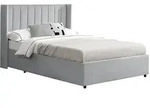 Juskys Polsterbett, Hellgrau, Holzwerkstoff, 120x200 cm, Schlafzimmer, Betten,