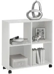 Mid.you Regal, Wei&szlig;, Holzwerkstoff, 72x78x33 cm, Wohnzimmer, Regale, B&uuml;cherregale